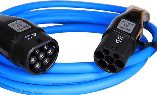 2-EVMOTIONS Gamma Type2 -> Type2 blue (3x32A) EV Charger
