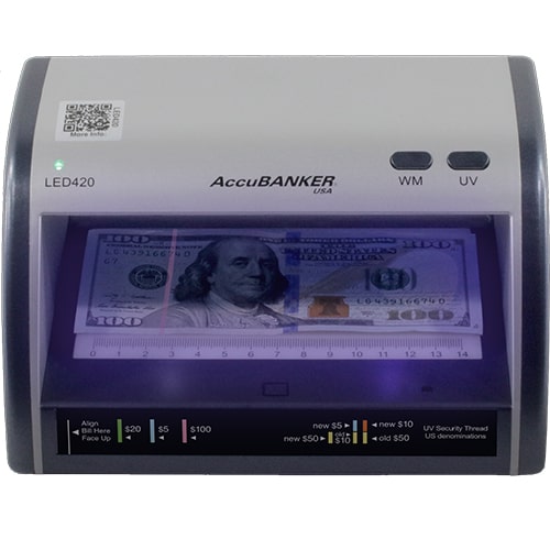 1-AccuBANKER LED420 counterfeit detector