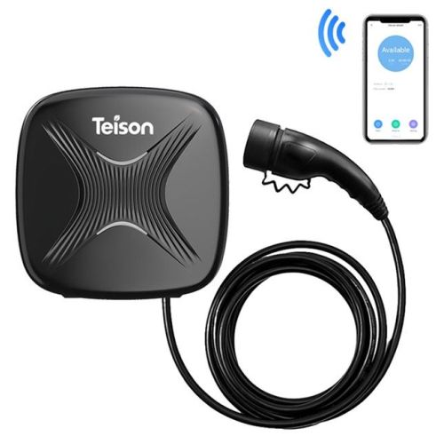 1-TEISON Smart Wallbox Type2 7.4kw Wi-Fi EV Charger